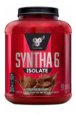 Imagen 1 de 1 de Suplemento en polvo BSN  Syntha-6 Isolate proteína sabor chocolate milkshake en pote de 1.82kg