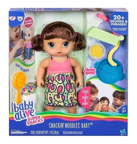 Baby Alive Muñeca Bebe Comiditas Hasbro C0963 Educando