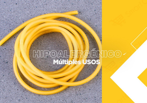 Imagen 9 de 10 de Banda Elastica Resistencia Tubular Rollo 10 Mts Intensidad