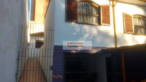 Imagem 1 de 3 de Imóvel Com 2 Casas, Sendo 3 Dormitórios No Total, À Venda, 200 M² - Jardim - Santo André/sp - Ca1202