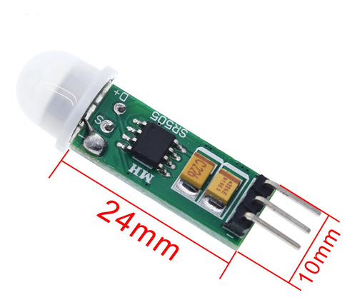 Mini Sensor De Movimento Presença Pir Hc-sr505 Para Arduino