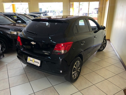 Imagem 2 de 13 de Onix Ltz 1.4 Aut Preto Completo Impecável
