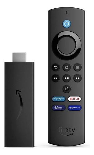 Amazon Fire Tv Stick Lite 2a Geração Bivolt Cor Preto Preto De Voz