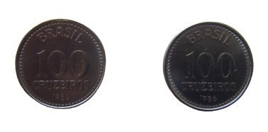 Monedas 100 Cruzeiros Año 1986