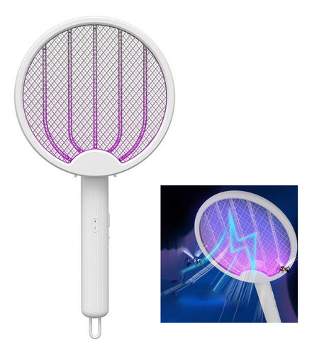 Raquete Elétrica De Insetos Ab.midia Irm01926 Branco -