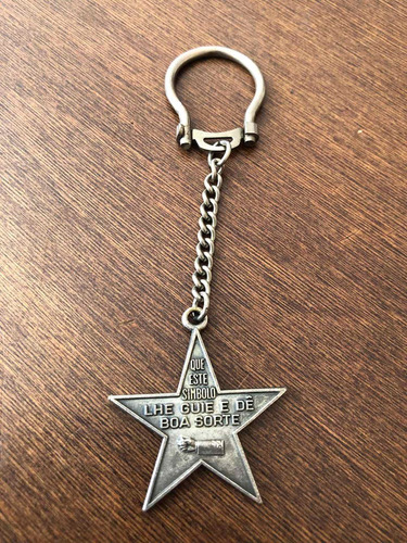 Chaveiro Antigo Auto Posto Estrela - Item Para Colecionador (Usado)