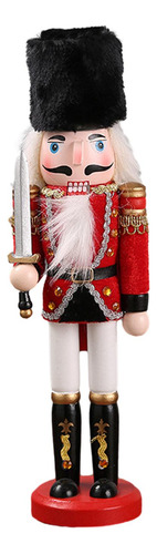 Adorno De Cascanueces De 30cm, Escultura Artesanal,
