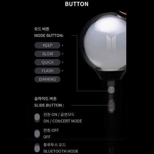 Bts Army Bomb Ver.4 Lightstick Original Bangtan Boys Lamp V4