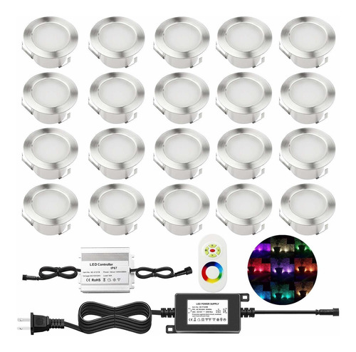 Chnxu Kit De Luces Led Rgb Con Transformador Y Control Remot