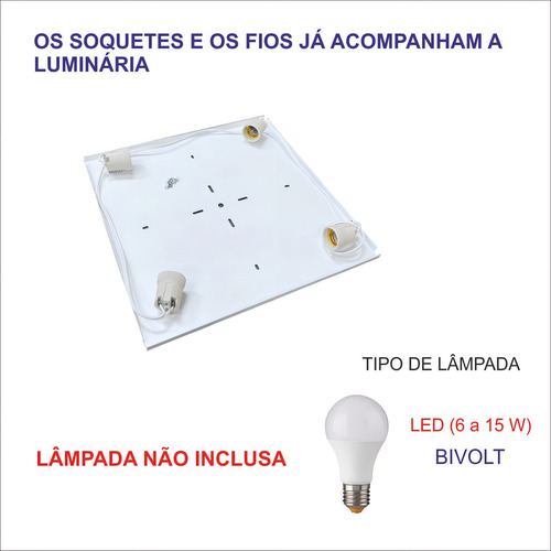 Luminária Plafon Madeira Estaleiro Peg Bmsd 40 Cm