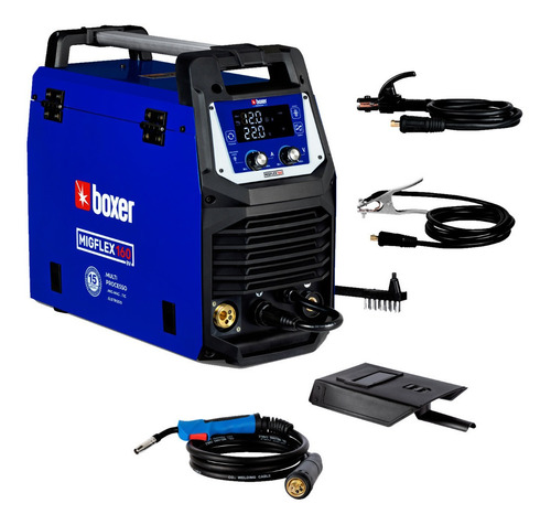 Imagem 1 de 7 de Inversor Solda Mig Flex 160bv Multi Processos Bivolt Boxer - Solda Com E Sem Gas - Eletrodo - Acompanha Tocha Mig 3 Mts