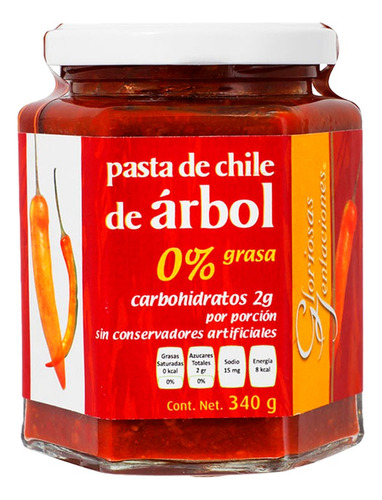 Pasta Chile De Árbol 340gr