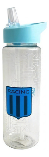 Botella Big Life Racing Azul Cielo Blanco