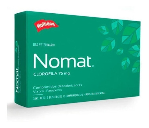 Elimina Olor Bucal De Perros Nomat - Clorofila 75mg. Np