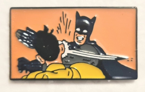 Pin Batman Y Robin Cachetada