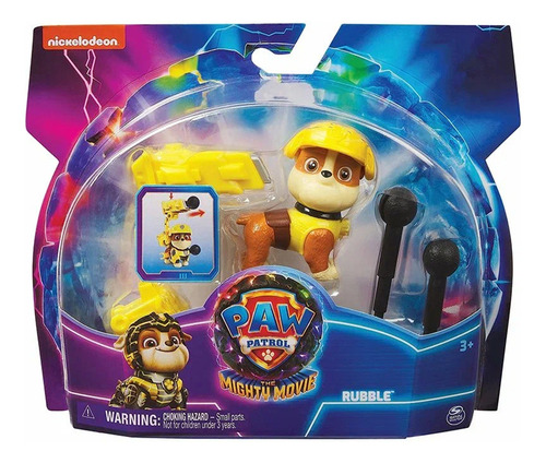 Spin Master Paw Patrol The Mighty Movie Toy Rubble
