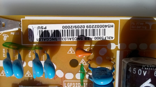 Placa Fuente Tv Led LG 43lf5900 43 Lf5900