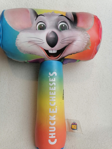 Peluche Original Martillo Chuck E Cheese Good Stuff 23cm. (Usado)