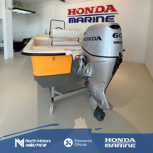 North Carolina 17 Flat Honda Bf 60 Super Oferta Pesca!!