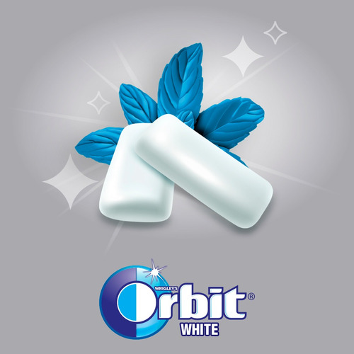 Imagen 3 de 7 de Orbit Chicle Sin Azúcar Sabor Menta Suave 10un