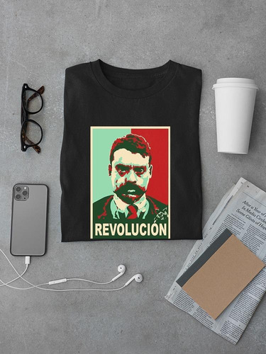 Playera Estampada Revolución Mexicana Para Hombre