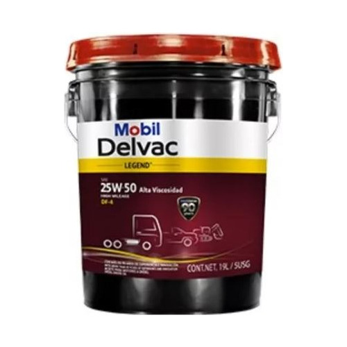 Mobil Delvac Legend 25w50 Tapa Roja