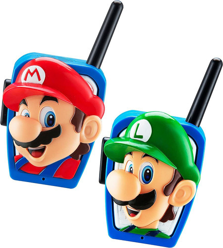 Walkie-talkies Super Mario Bros De Largo Alcance Dos Vías