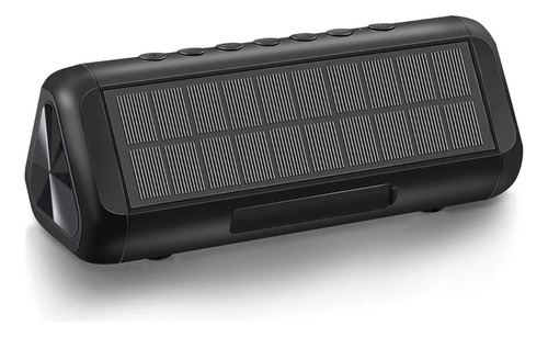 Parlante Bluetooth 5.0 12w Carga Solar Ducha, Auto, Viaje