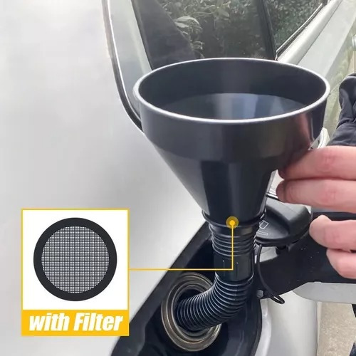 Embudo Flexible Cn Filtro Multiuso Aceite Parafina Combustib