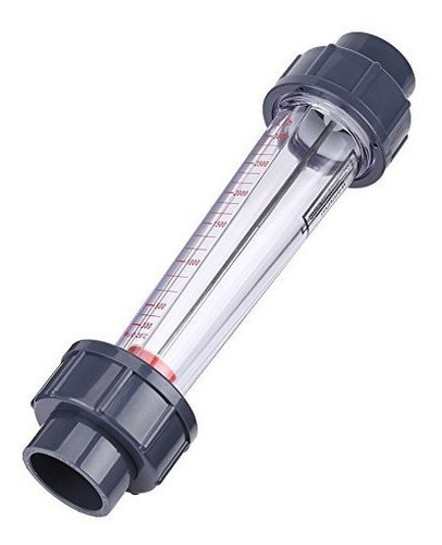 -l Tubo Plastico Rotametro Agua Lz Medidor Flujo Liquido