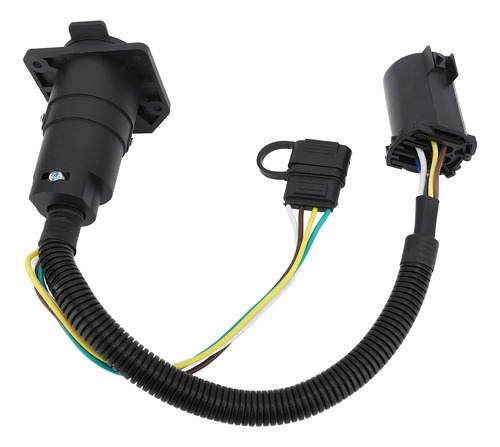 Adaptador De Plugue De Reboque Em Espiral Us 624v, 7 Pinos P