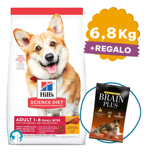 Alimento Hills Adulto Raza Pequeña 6,8 Kg + Regalo + Envío