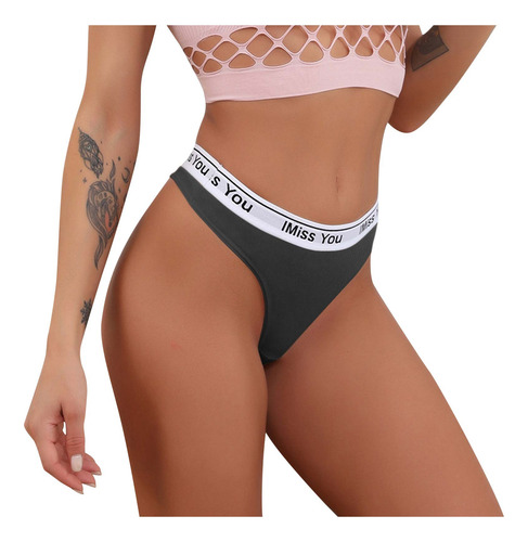 Tanga De Algodón Transpirable Sin Costuras Para Mujer, Cintu