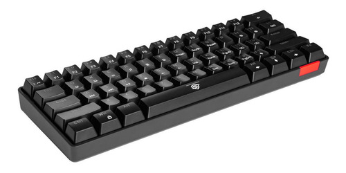 Teclado Gamer Mecânico Compacto Cabo Removível Usb Tipo-c Cor de teclado Preto Idioma Inglês US Internacional