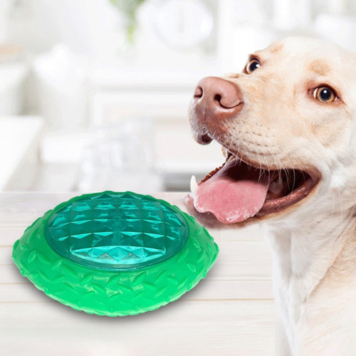 Imagen 3 de 7 de Juguete Perro Gato Mascota Silicona Con Luces