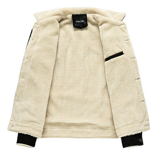 Chamarra Casual De Lana De Pana For Hombre Abrigo De Moda