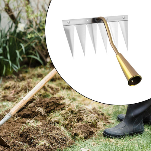 Herramienta De De Jardinería Desmontable, 6 Dientes