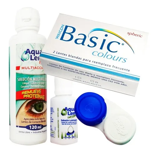 Basic Colours Lentes Trikolor Aqualent Multi 120 Lagrima