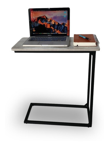Imagen 1 de 6 de Mesa Lateral Laptop, Apoyo Y Trabajo Rectangular 60x30 X 68a