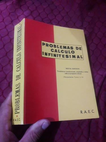 Libro Problemas De Cálculo Infinitesimal Raec