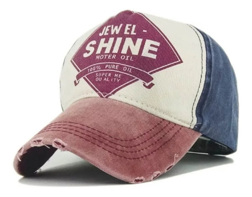 Gorra Trucker Jewel Regulable Jean Vintage Prelavada Denim