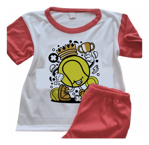 Pijamas Pesas Infantiles Estampadas Personalizadas - 0586