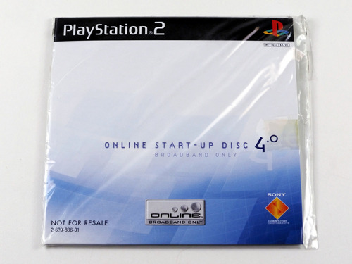 Online Start-up Disc 4.0 Original Playstation 2 Ps2