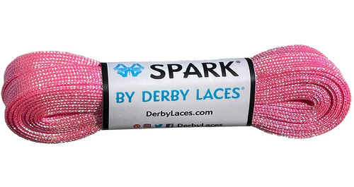 Derby Cordones Rosa Algodón Candy Spark Cordones Para Zapato