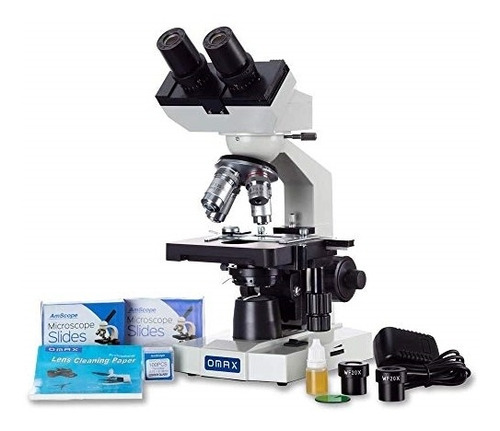 Microscopio De Laboratorio Compuesto Binocular Led 40x-2000x