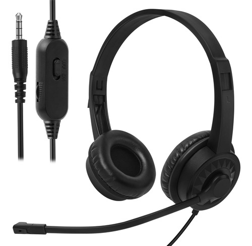 Ladont Auriculares Con Cable Con Microfono Para Computadora,