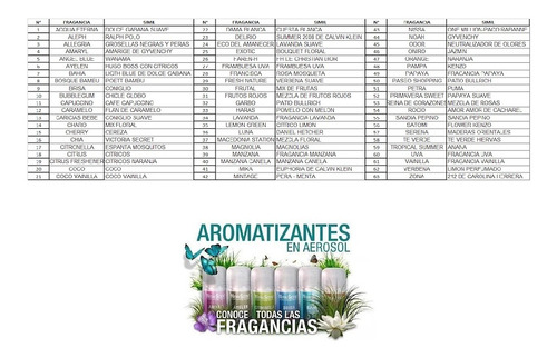 6 X Aerosol Fragancia Repuesto Newscent Aromatizador