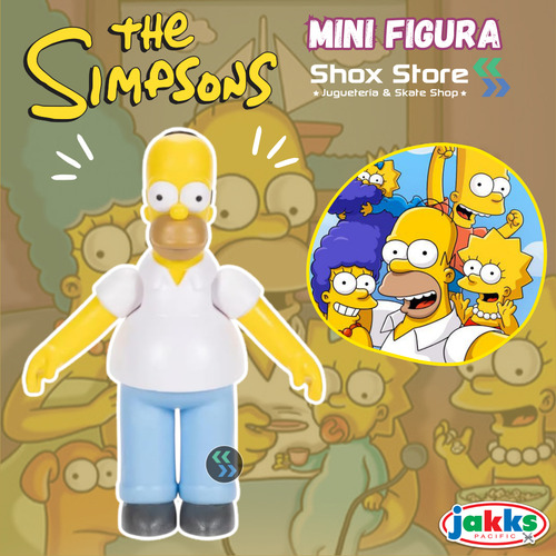 Muñeco Los Simpsons Original Articulado Coleccionables Jakks