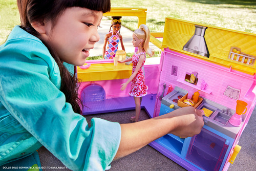 Camión De Limonada Barbie Beach, Más De 20 Piezas