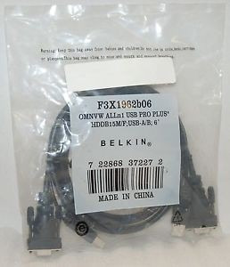 Belkin 6 Feet All-in-one Kvm Usb Cable Kit Tienda Fisica